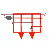 Щит пожарный металлический открытый